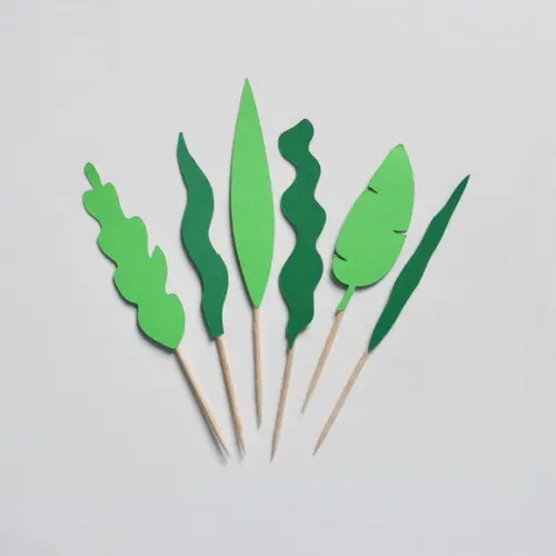 Topper de Doces Folhagens/floresta (20 Unidades)