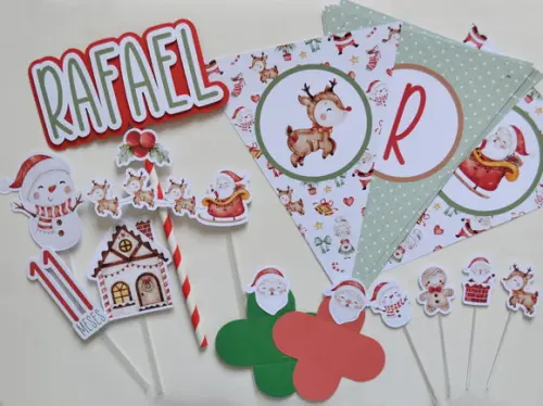 Kit Festa personalizada Natalina