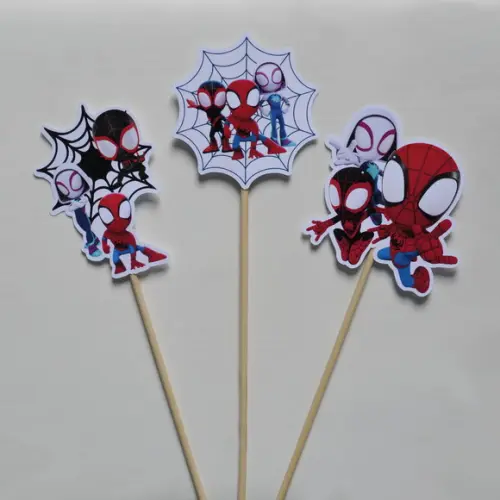 Palitões Decorativos Spidey e Seus Amigos - 3 Unidades