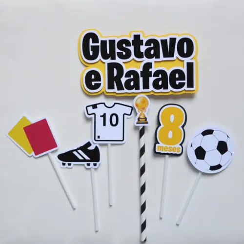 Topo de Bolo Futebol