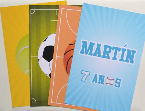 Pôster de Parede Bolas Esportivas - 4 Unidades