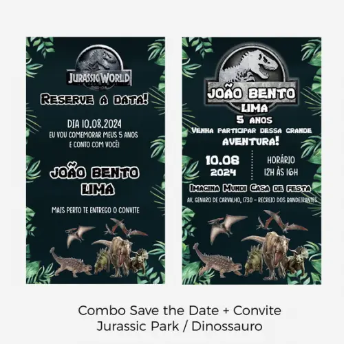 Convite + Save The Date Virtuais