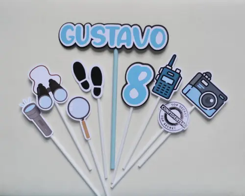 Topo de Bolo Detetive