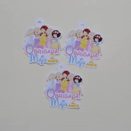 Tag lembrancinha Princesas