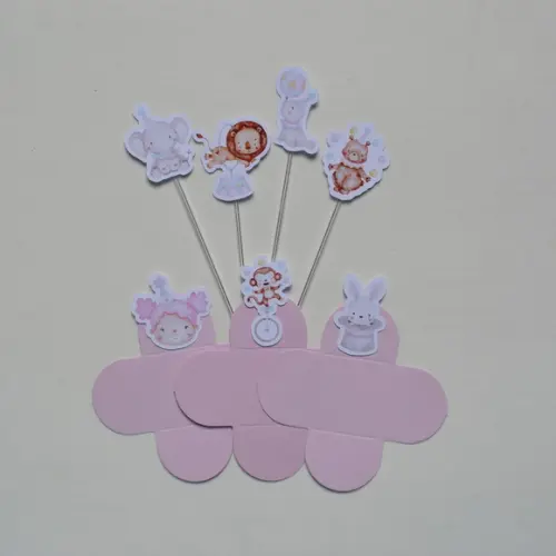 Forminhas + Toppers Circo menina