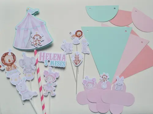 Kit Festa personalizada Circo