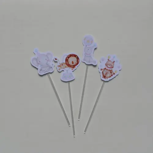Topper p/ Doces Circo Rosa