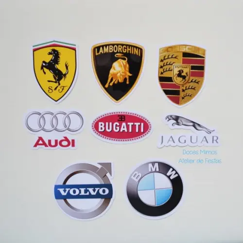 Apliques Símbolos Carros Esportivos