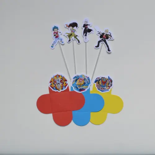 Beyblade Combo Forminhas + Toppers