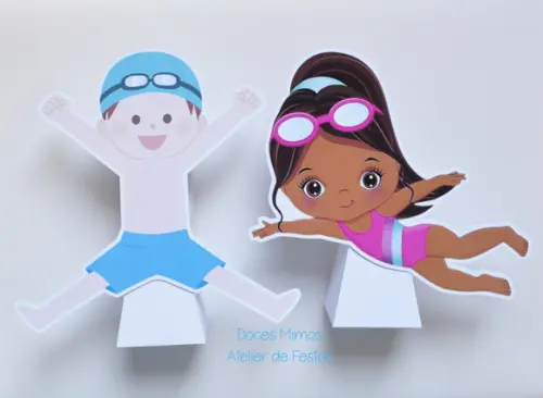 Totem de Mesa Natação