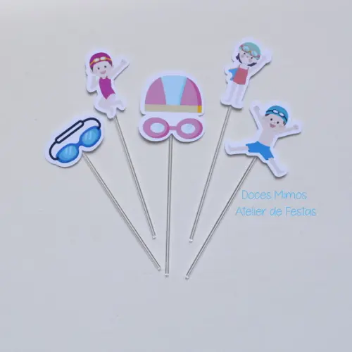 Topper de Doces Natação