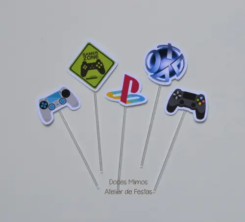 Topper de Doces Playstation