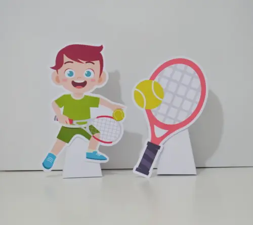 Totem de Mesa Jogo de Tênis