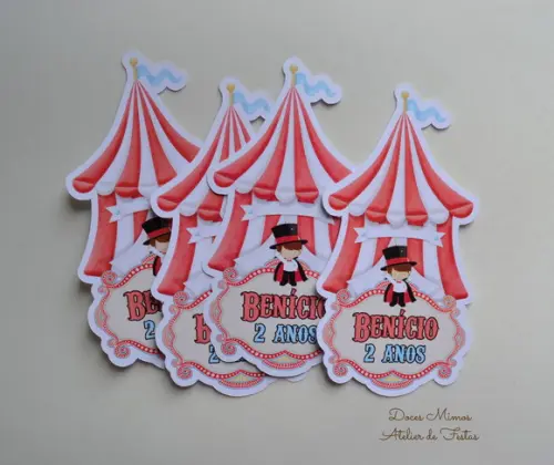 Aplique Tubete Circo