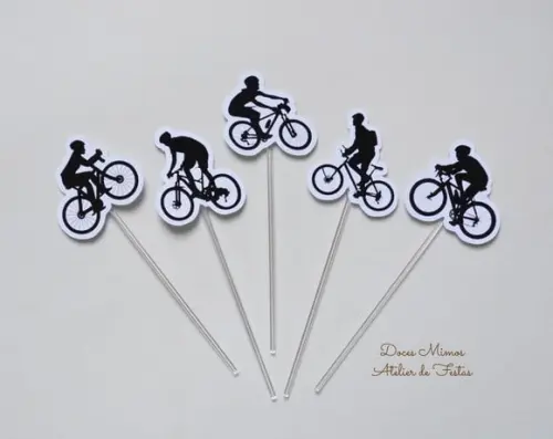 Topper de Doces Bicicletas