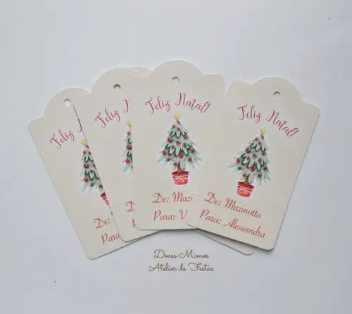 Tag Natalina Personalizada