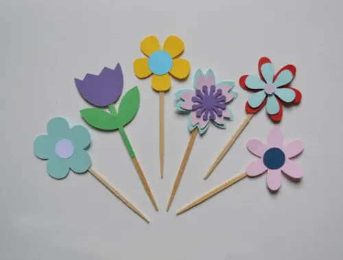 Topper Flores - 20 Unidades