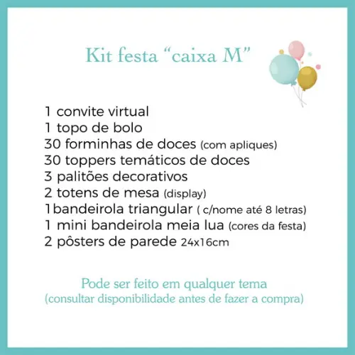 Kit Festa m - Qualquer Tema