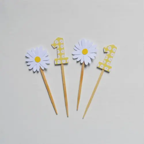 Topper de Doces Margaridas (20 Unidades)