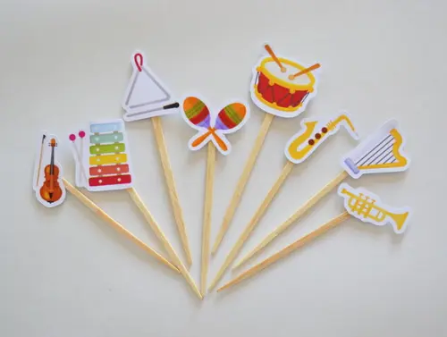 Topper de Doces Instrumentos Musicais