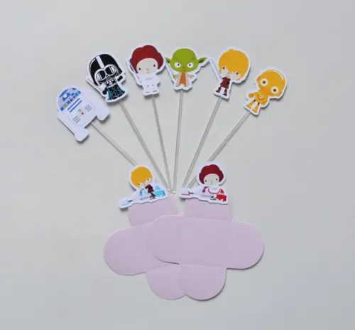 Star Wars Combo Forminhas e Toppers