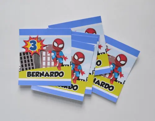 Adesivo Homem Aranha 4cm