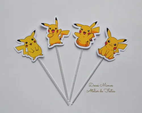 Topper para Doces Pikachu