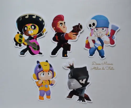 Aplique Tubete Brawl Stars