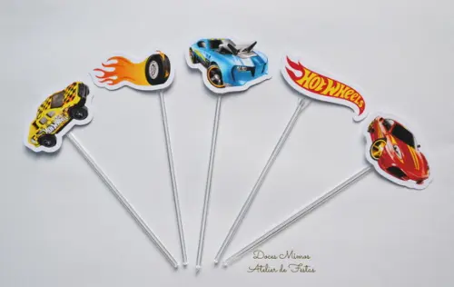 Topper de Doces Hot Weels