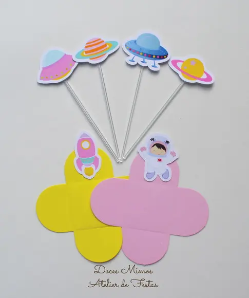 Astronauta Forminhas + Toppers