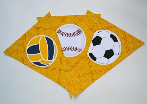 Bandeirolas Bolas Esportivas (6 Bandeirinhas)