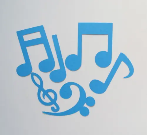Apliques Notas Musicais