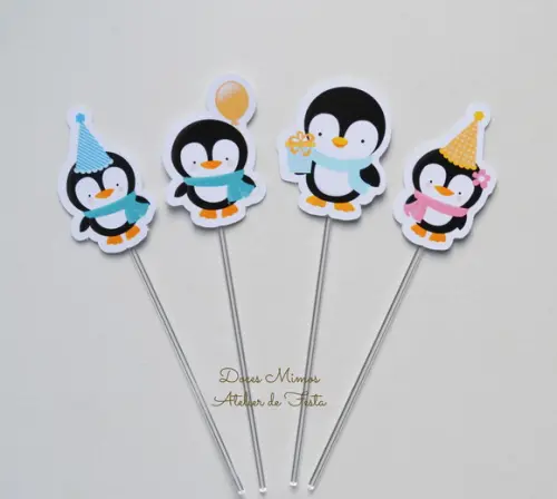 Topper p/ Doces Pinguim