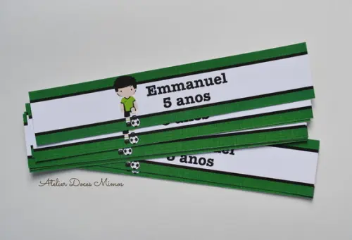 Adesivo para Água Futebol