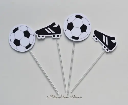 Topper de Doces Futebol