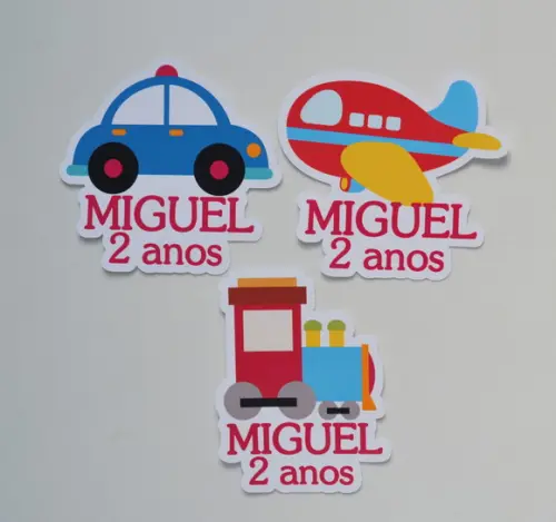 Aplique Tubete Meios de Transporte