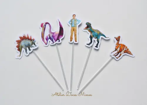Topper p/ Doces Dino Dana