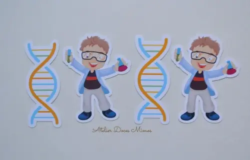 Aplique Tubete Cientista