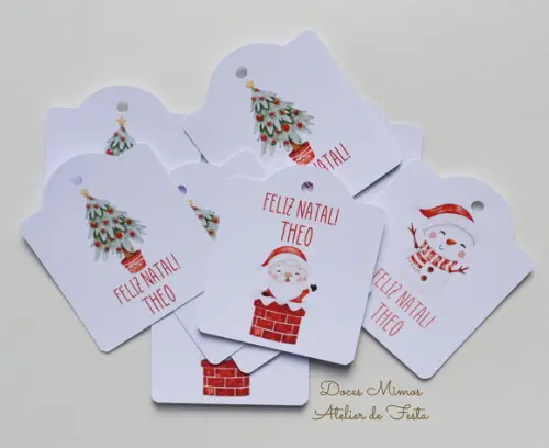 Tag Natalina Personalizada