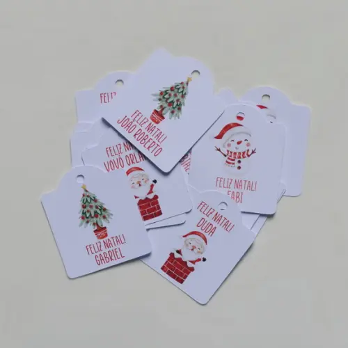 Tag Natal Personalizada c/ Nomes Diferentes