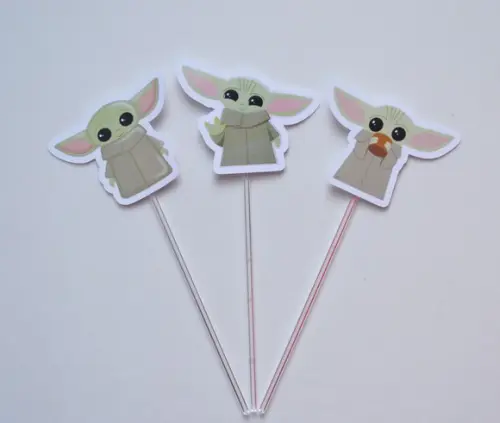 Topper de Doces Baby Yoda
