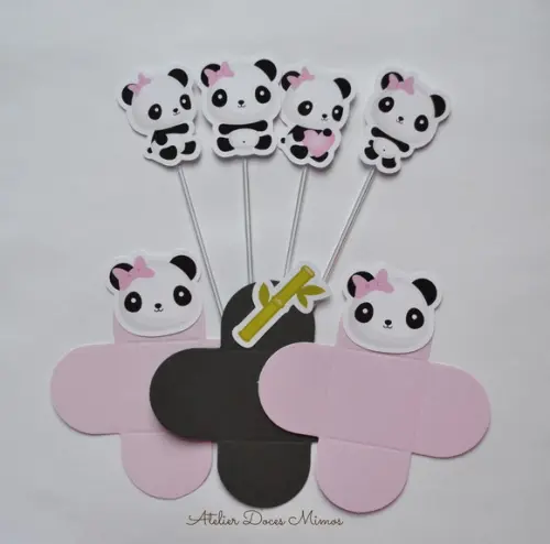 Panda Forminhas + Toppers