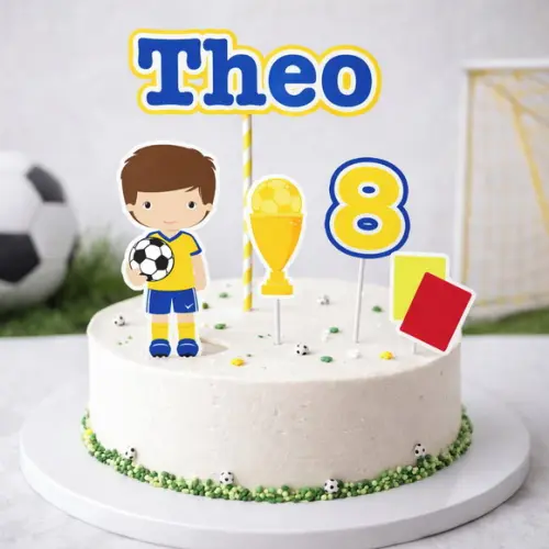 Topo de Bolo Futebol