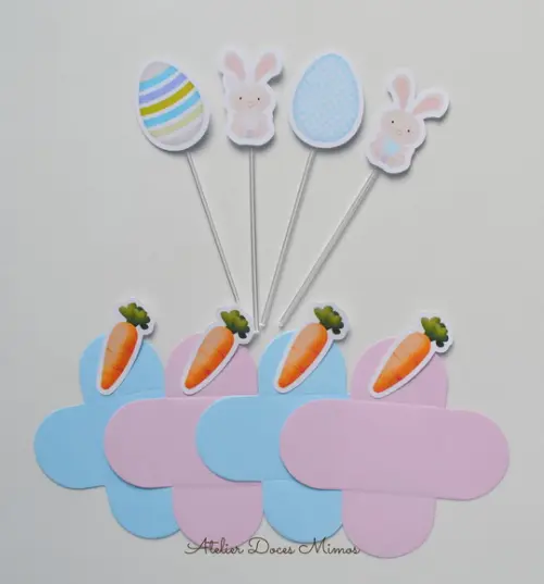 Páscoa Forminhas + Toppers