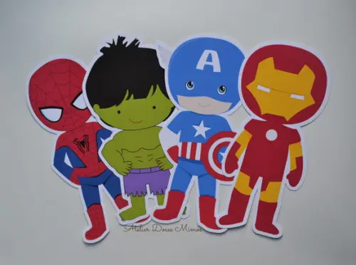 Apliques Vingadores 18cm