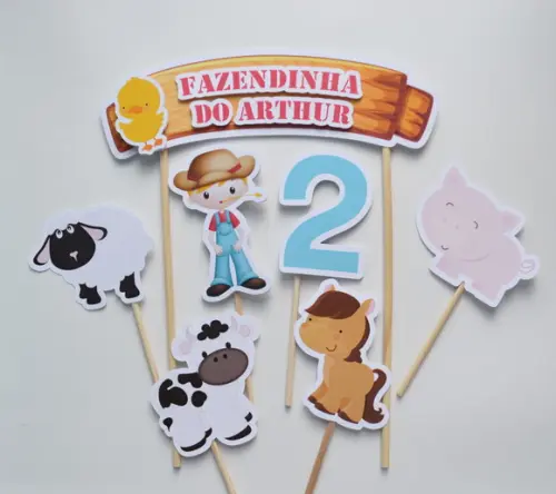 Topo de Bolo Fazendinha