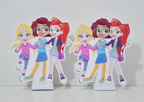 Totem de Mesa c/ Caixa Cone Polly Pocket