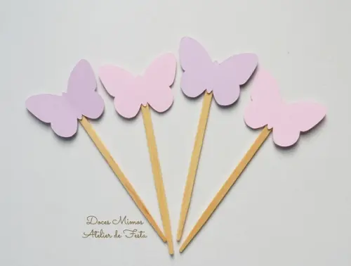 Topper de Doces Borboletas (20 Uniddaes)
