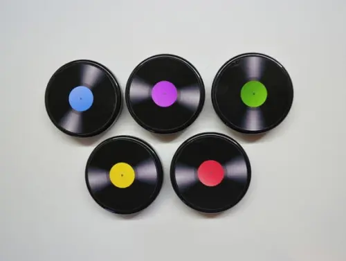 Latinha Disco de Vinil
