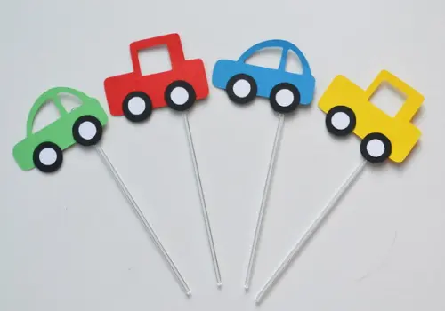 Topper p/ Doces Carrinhos (20 Unidades)